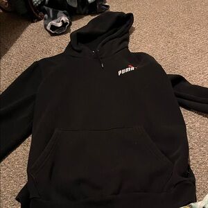 PUMA Men's Black Hoodie Sweater
